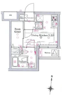AZEST金町【4階】の間取り