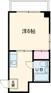 明美ハイツ【3階】の間取り