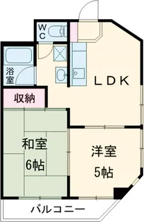 ツイン・コート【10階】の間取り