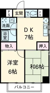 グランドオーク【4階】の間取り