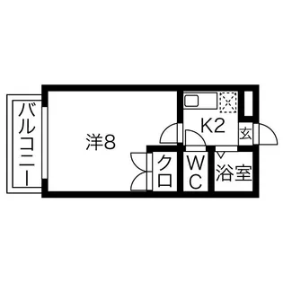 アムール【3階】の間取り