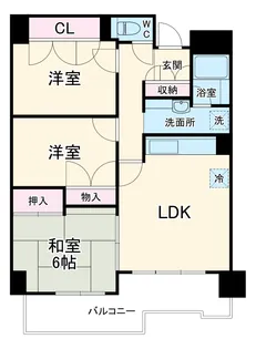 コムズ21豊中【6階】の間取り