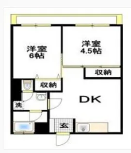 クロノス習志野【2階】の間取り