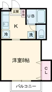 メゾンいなり【205号室】の間取り