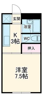 ヴィラネルⅠ【2階】の間取り