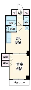 ダイヤエステーツ東川口【3階】の間取り