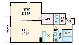 BuLLicio【1階】の間取り