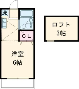 ハイツレインボー【2階】の間取り
