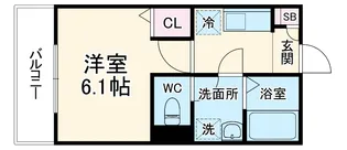 ジーメゾン綾瀬【2階】の間取り