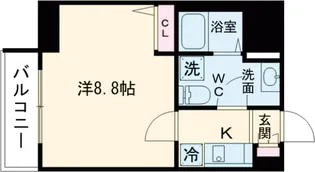 ステージファースト東日暮里【9階】の間取り