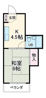 ハイツ小林【305号室】の間取り