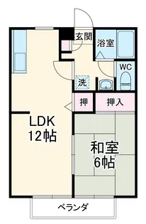 第一コーポケンモチ【3号室】の間取り