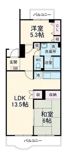 フィール野川A【0109号室】の間取り