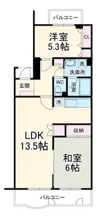 フィール野川A【0309号室】の間取り
