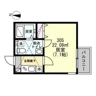 リバティヒルズ【2階】の間取り