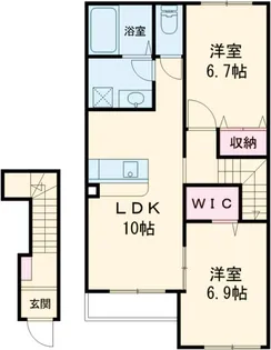 ヴェルデ西平山【2階】の間取り