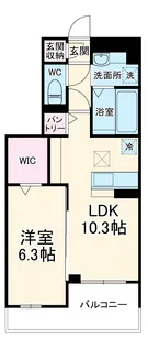 ソレイユガーデン【1階】の間取り