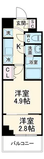 ケリア川口【5階】の間取り