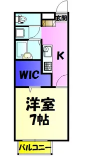 カサフローラ【2階】の間取り
