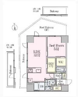 プレミア亀有【5階】の間取り