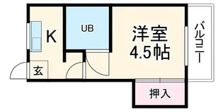 リバーサイド穂積【202号室】の間取り