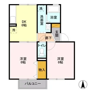 イーグレット【2階】の間取り