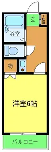 コートTAKUMI【201号室】の間取り