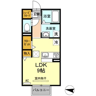 結あい【202号室】の間取り