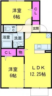 シャルマン・ドミール【2階】の間取り