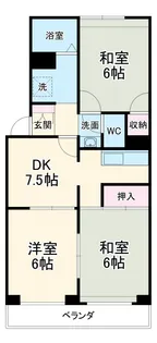 シャトーA【2階】の間取り