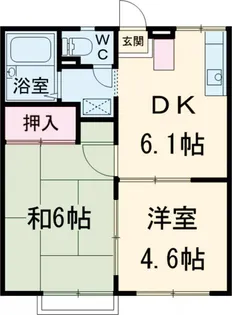 エステートピア原4【1階】の間取り