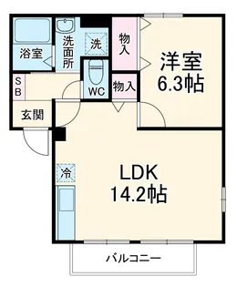 ペアシティハイツⅡ【1階】の間取り