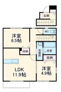 メゾン シャルマン【2階】の間取り