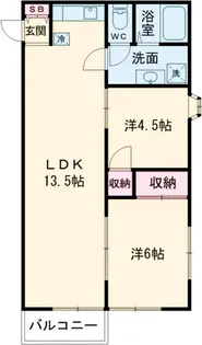 ハイムエスポワール【201号室】の間取り
