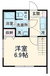 アザーレ・ディオン相模大野【2階】の間取り