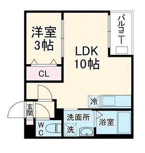 GRANDBLUE yajieⅠ【301号室】の間取り