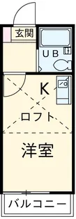 コスモコーポ磯子【2階】の間取り