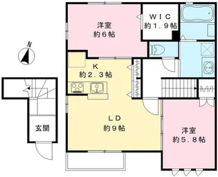 ユアメゾン【2階】の間取り