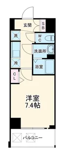 ソルテラス四条堀川【2階】の間取り