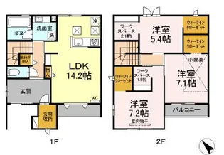 CEREZA【103号室】の間取り