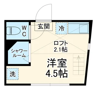 TM上平間【2階】の間取り