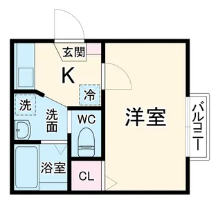 Blanc Cube一ノ割【2階】の間取り