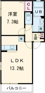 シャルマングーテ【3階】の間取り