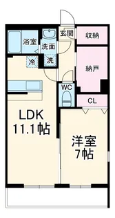 ヴィラ藤沢【1階】の間取り