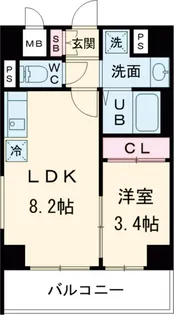 ソルテラス嵯峨嵐山【310号室】の間取り
