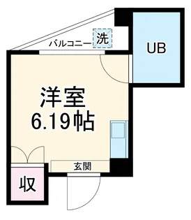 ビラカレッジ6【4階】の間取り