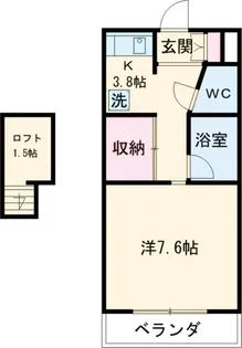 トリコロール・ピエテ【1階】の間取り