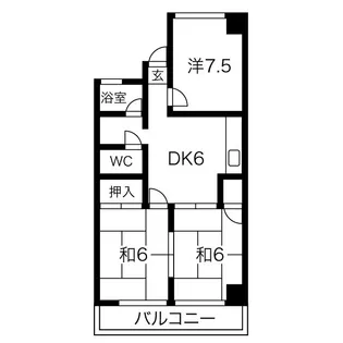 日鉄ビル【4階】の間取り