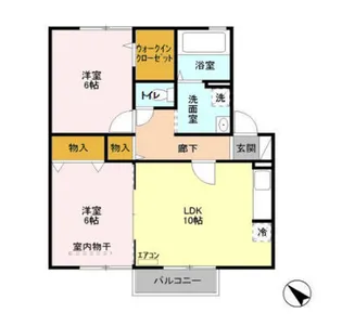 K・ファミリア【2階】の間取り