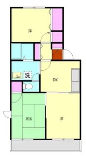 パティオA【2階】の間取り